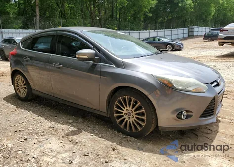 2012 Ford Focus Titanium из США, поврежденный, VIN 1FAHP3N28CL366162
